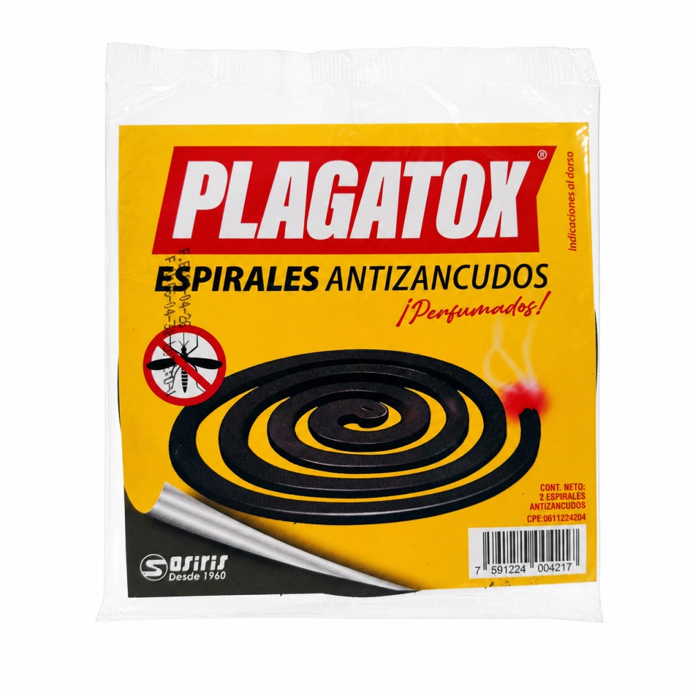 Plagatox Espirales Antizancudos Perfumados x2