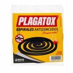 Frente del empaque de Plagatox Espirales Antizancudos Perfumados x2