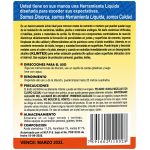 Otro lado del empaque de Limpotex Limpiador de Cemento - 3,785 Litros