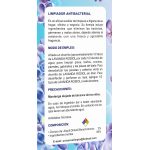 Otro lado del empaque de Limpiador Antibacterial Rosiol Lavanda - 3.785 L