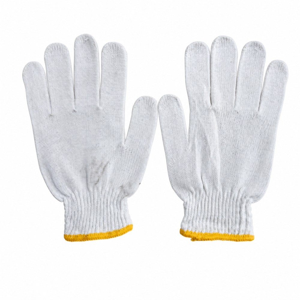 Otro lado del empaque de Guantes de Tela con Micropuntos de Agarre