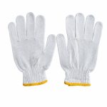 Otro lado del empaque de Guantes de Tela con Micropuntos de Agarre