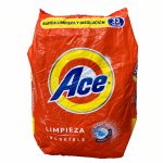Frente del empaque de Detergente en Polvo Oxígeno Activo ACE - 4 Kilos