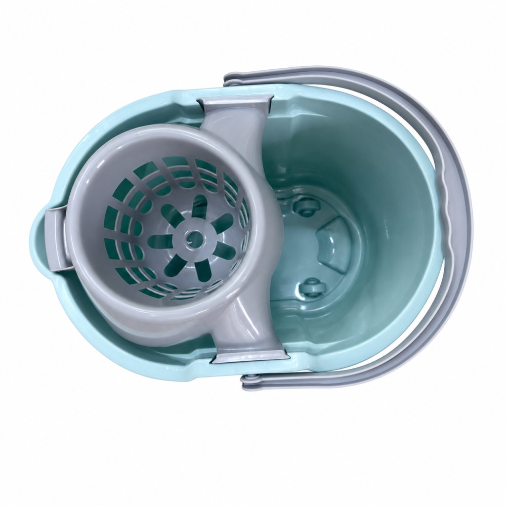 Otro lado del empaque de Tobo con Escurridor y Ruedas Home Clear - 15 Litros