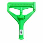 Otro lado del empaque de Portamopa Base Plástica con Palo de Aluminio Verde - 150 cm