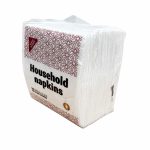 Otro lado del empaque de Servilletas de Mesa Household Napkins - 120 Unidades