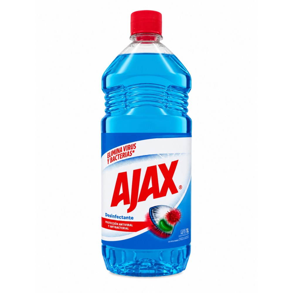 Ajax Desinfectante Multiusos Antiviral y Antibacterial – 1 Litro