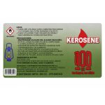 Otro lado del empaque de Kerosene Opin - 900 cc