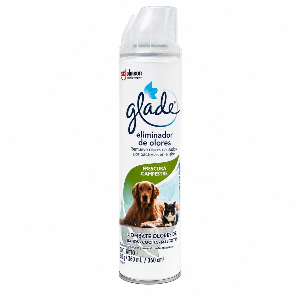 Glade Oust Eliminador de Olores Frescura Campestre 360 ml