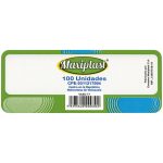 Otro lado del empaque de Vasos Plásticos Transparentes Maxiplast #77 - 7 oz - 100 Unidades