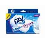 Frente del empaque de Esponja Mágica IZY Clean Magic Eraser – 3 Esponjas