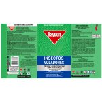 Otro lado del empaque de Baygon Aerosol Insectos Voladores 360 cm3