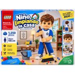 Frente del empaque de Lego - Niño Limpiado La Casa