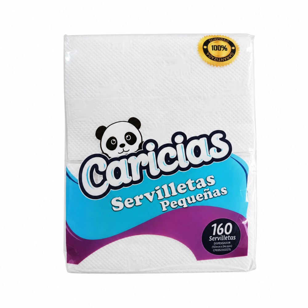 Servilletas Pequeñas Caricias - 160 Unidades