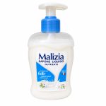 Frente del empaque de Jabón Líquido Crema de Leche Malizia - 300 ml