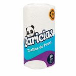 Frente del empaque de Toallas de Papel Caricias - 80 Hojas