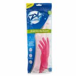 Otro lado del empaque de IZY Clean Guantes Multiusos Rosa Talla S