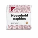 Frente del empaque de Servilletas de Mesa Household Napkins - 120 Unidades