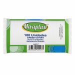 Otro lado del empaque de Vasos Plásticos Transparentes Maxiplast #37 - 3 oz - 100 Unidades