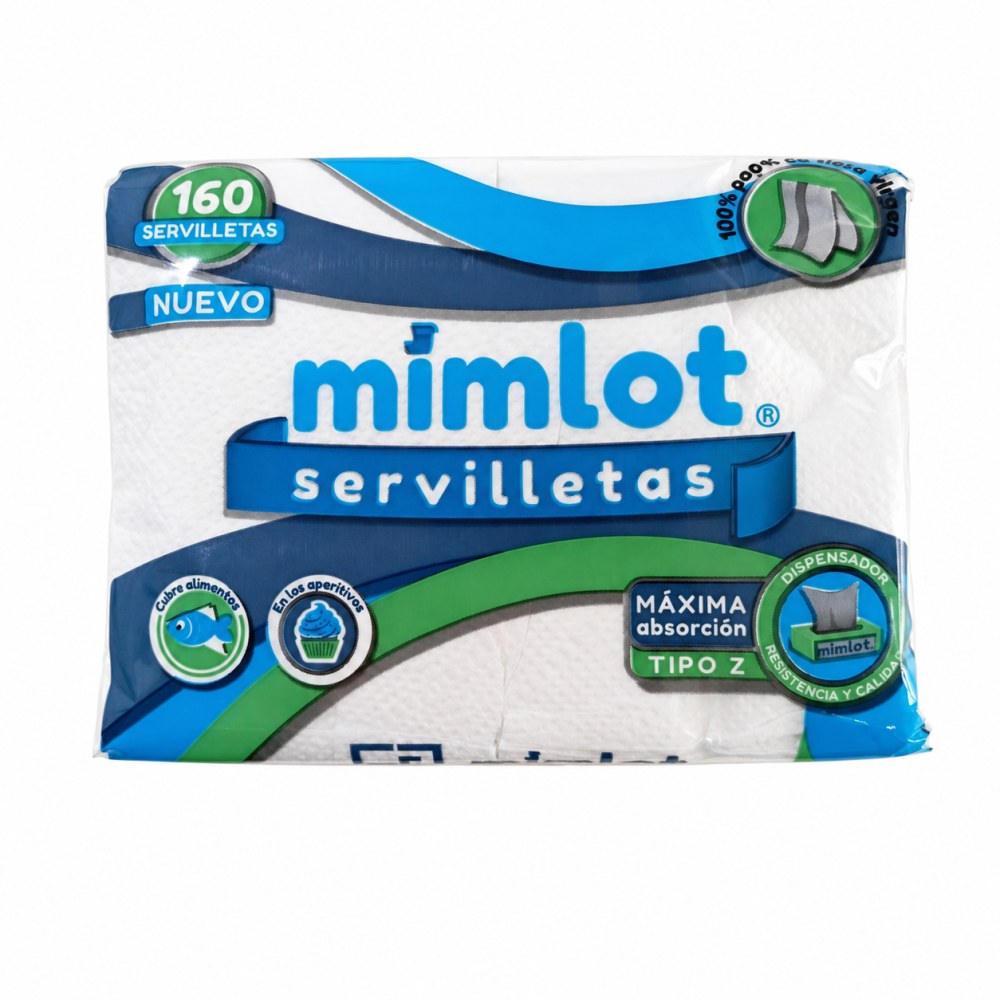 Servilletas Mimlot Tipo Z - 160 Unidades